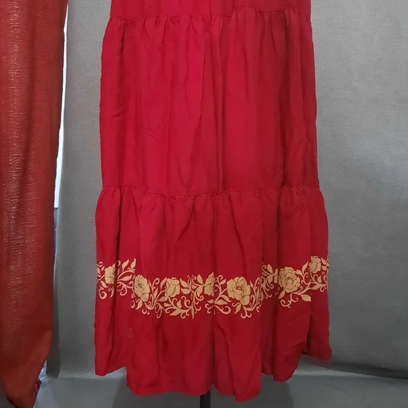 Vintage Wrangler Western Wear For Women Maxi Skirt sz M(36") - Picture 2 of 7